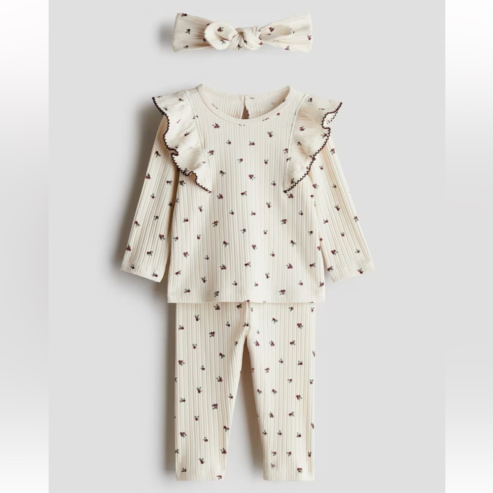 Three-Piece Holly Berry Set
